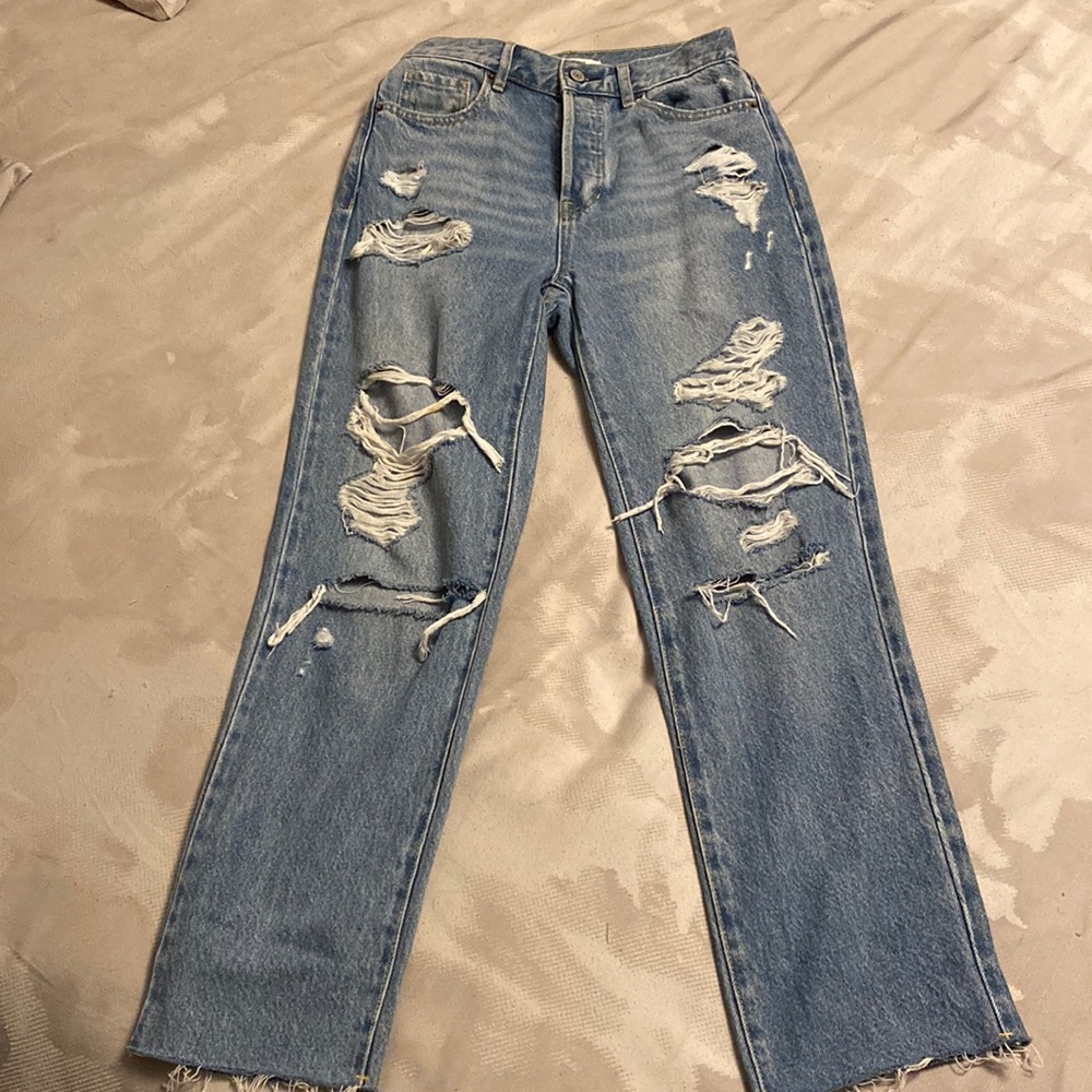 Pacsun high rise straight jeans